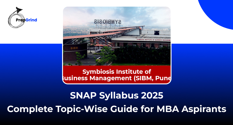 SNAP Syllabus 2025 Complete Topic Wise Guide for MBA Aspirants